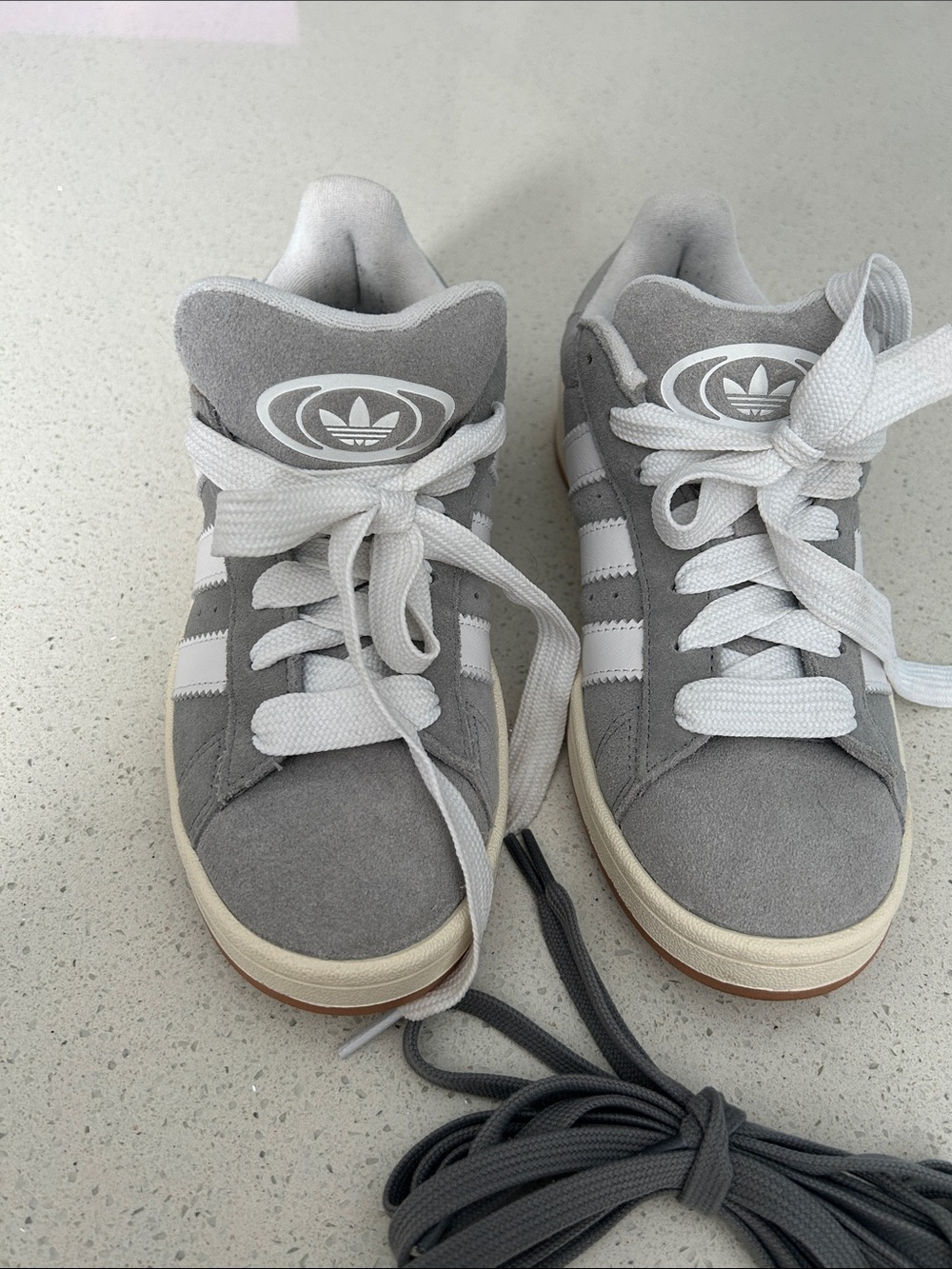 No longer Available Adidas Originals Campus Grey Suede Sneakers | Women’s 8 - Picture 3 of 12